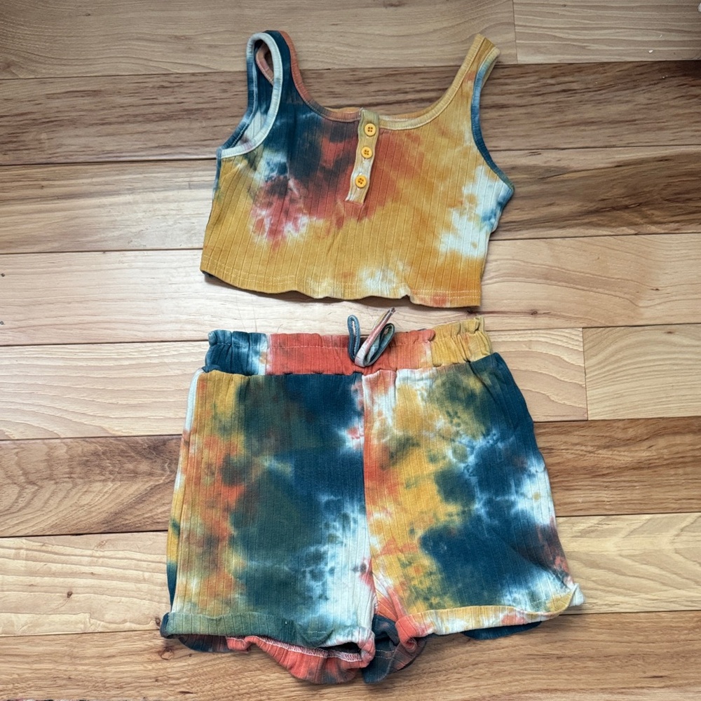 SHEIN Multicolor Tie-Dye Apparel
